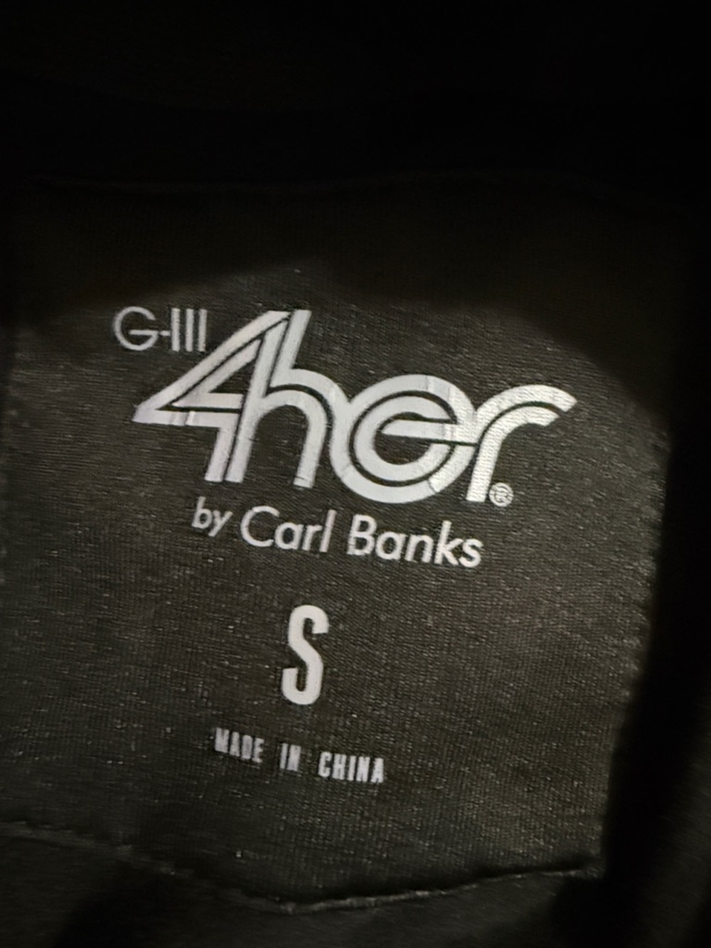 G-III fir her Carl banks Women Black Gray Hooded Active Top women S casual track - Picture 2 of 8